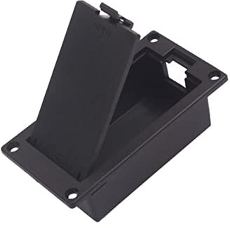 DOITOOL Boîtier Pour Pile 9v Compatible Guitare, Basse Et Ukulélé, Boîtier Plat Sans Fil, Conçu Utilisation Solide