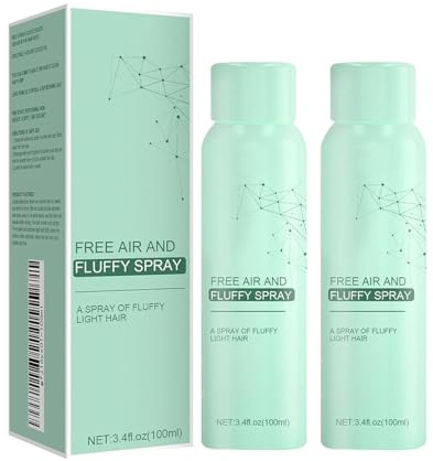 Spray voluminizador sin enjuague, control de grasa sin enjuague, suave y no irritante.
