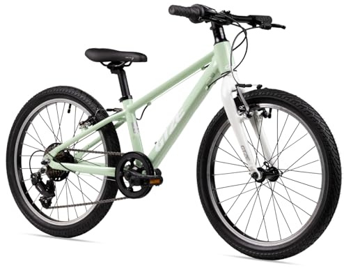 Goetze Light Kinder & Jugend MTB Hardtail | 16/20 / 24 Zoll Fahrrad | Superleichter Aluminiumrahmen | 1/6 / 8-Gang Kettenschaltung | V-Bremse vorne & hinten | 90% vormontiert