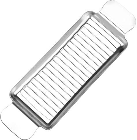 Butter Slicer Cutter for Block Cheese, 304 Stainless Steel Butter Slicers, Multipurpose Handheld Cutter for Block Cheese, Soft Fruits, Eggs, Dishwasher Safe Kitchen Tool