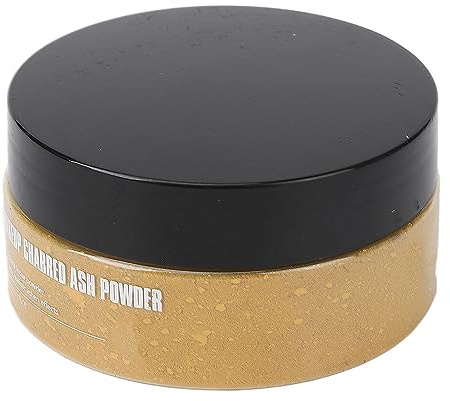 Generic Poudre de Cendres Carbonisées de Fête, Peinture Corporelle, Maquillage, Effets Spéciaux, Coloration Facile, Grumeaux, Bricolage , 50g pour Cosplay (YELLOW)