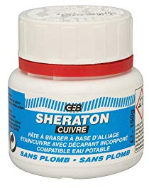 Sheraton rame pasta Saldatori e étamer Vaso di 150 g Rif 114820