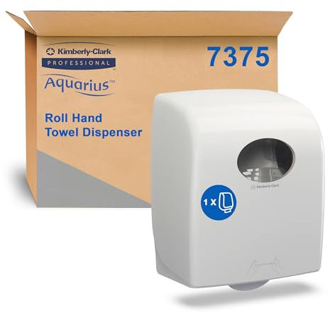 Aquarius Rolled Hand Towel Dispenser 7375-1 x White Paper Towel Dispenser