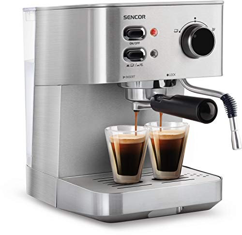 Sencor SES 4010SS macchina per caffè espresso, Argento