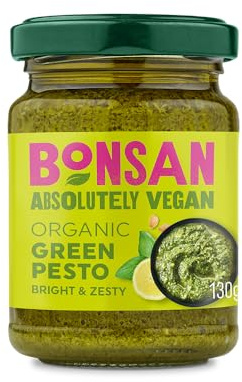 Bonsan Organic Vegan Green Pesto 130g