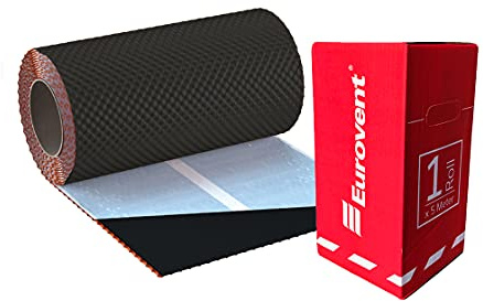 300mm x 5,0m ALU Wandanschlussband/Kaminanschlussband 3D Struktur EUROVENT (RAL7021 (Graphit/Anthrazit))