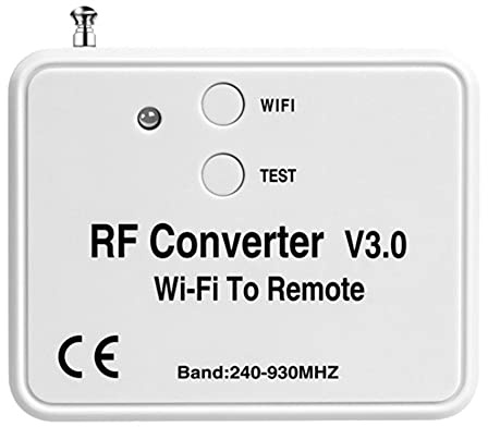 WLAN-Radio-Fernbedienungskonverter, WLAN-Fernbedienung, 240-930 MHz, für Garagentor, intelligentes Haus