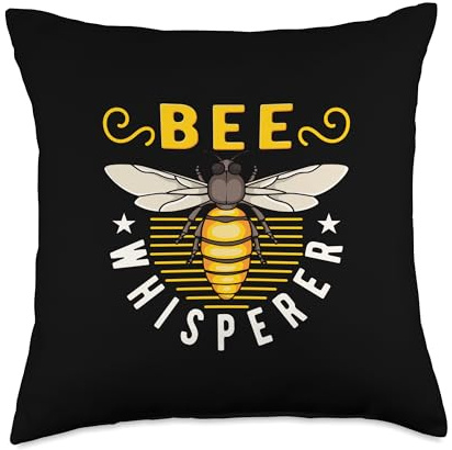 Beekeeper Design For Honey Bees Lover - Bee Whisperer Throw Pillow