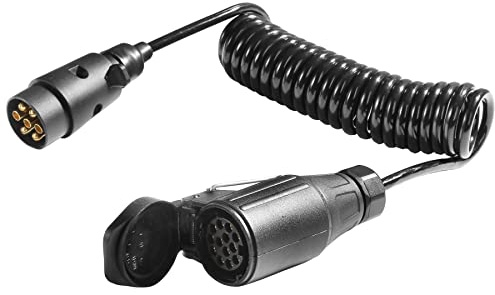 DARKGUARD 2.75m Trailer Extension Lead 12V,7Pin Male to 13-pin Female Towing Adapter, Caravan and Trailer Adaptor