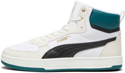 Puma Caven 2.0 Mid WTR Baskets Unisexes pour Adulte, Puma White Puma Black Alpine Snow Warm White Gold, 42 EU