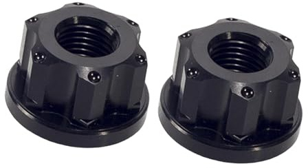 QSTDGVPW M9 Front Axle Nuts for Bike Wheel Hub - Set of 2