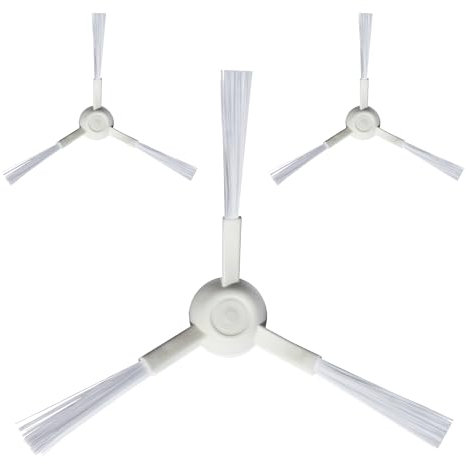 BekabA 3 Cepillos Laterales para Xiaomi Series S20, S12, S10EU Mi Robot Vacuum-Mop, Pack De 3 Cepillos de Reemplazo, Kit De Repuestos para Aspiradora Robot Vacuum, Series Mop 2S / P/Pro / D106 (s20)