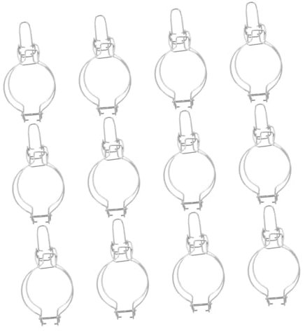 IMIKEYA 12pcs Sealed Jar Buckle Wire Locking Clamps Pint Jar Wire Carriers for Kitchen Storage