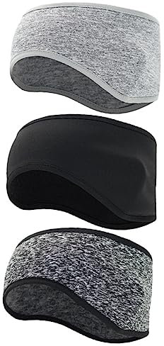 MOBUTOFU 3pcs Ear Protection Headband Winter Ear Warmer Running Headband Forehead Protector for Outdoor Sports