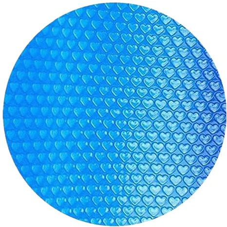 Pool Covers for Above Ground Pools, Pool Cover 8Ft Round Waterproof Dustproof Solar Cover Heat Retaining Blanket for Swimming Accessories