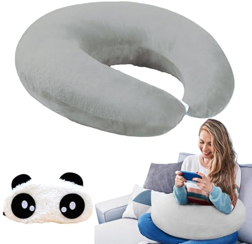 Coussin ergonomique Crealis - Votre allié confort pour les moments créatifs, coussin de soutien, coussin de support, travail et crochet, super léger, portable, pour lire, jouer, travailler et