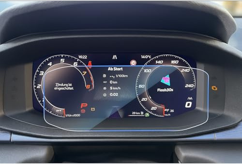 CDEFG Compatibile con 2025 2026 2027 Cupra Terramar Hybrid Mild Hybrid/PHEV Plug-in Hybrid 10,25 pollici Digital Cockpit cruscotto pellicola protettiva pellicola protettiva per display auto navigatore