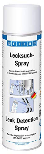 WEICON Lecksuch-Spray 400 ml, Leckfinder, Lecksucher, Auffinden von Undichtigkeiten an Gasleitungen & Druckleitungen für technische Gase und gasförmige Medien