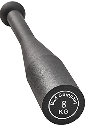 Indian Club Bell professionnelle/élan massue 8 kg Noir (pièce)