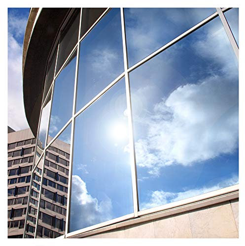 BDF EXS15 Exterior Window Film Daytime Privacy and Sun Control Mirror Silver 15 (Dark) - 36in X 50ft
