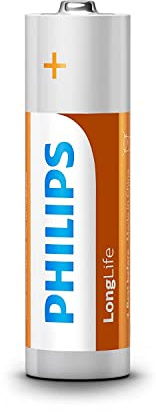 Philips Batterie AA - R6L12W - Confezione da 12 - Tecnologia al cloruro di zinco - Durata di conservazione di 3 anni - 1,5 V