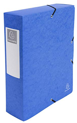 Exacompta Archivbox Exabox A4 Rücken 8 cm blau