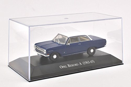 Ixo Opel Rekord A Die-Cast Metall 1963 1:43 in Vitrine Fertigmodell Modellauto