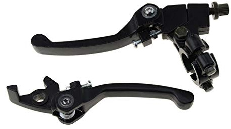 GOOFIT 22mm 7/8 HandleBar Folding Handsteuerungen Kupplungshebel mit Barsch Bremshebel Ersatz für Dirtbike Pitbike 110cc 125cc
