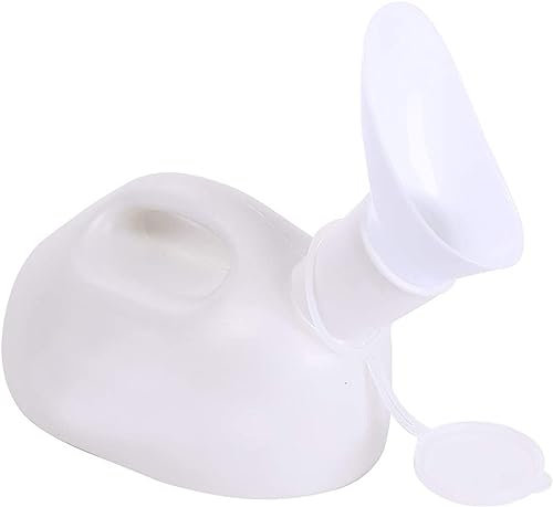 EPASHA Urinalflasche for Männer, Campingtoilette, Urinflasche, Unisex-Urinal – 2000 ml Dicke Bettpfannenflasche aus Kunststoff mit Deckel – tragbare Urinflaschen – Reiseurin-Sammelbehälter