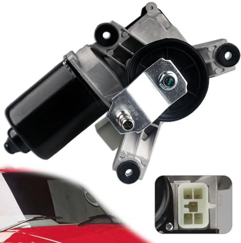 E-Vniko Front Windshield Wiper Motor with delay Function Compatible with Chevy Silverado Blazer C1500 Tahoe Escalade C2500 C3500 K1500 K2500 GMC Yukon 1988-2002 Replace Window Wiper Motor 12368702
