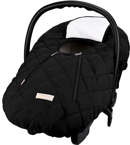 Bebamour Infant Car Seat Cover Universal Warm Baby Autositz Fußsack Anti Wind und Wasser Front Zip Tür Maschine waschbar