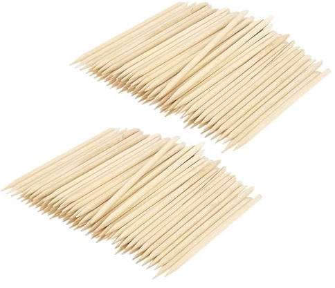 300 Piezas De Palitos De Uñas De Madera, Herramientas De Arte De Uñas Multifuncional, Herramientas De Reparación De Uñas, Removedor De Cutículas.
