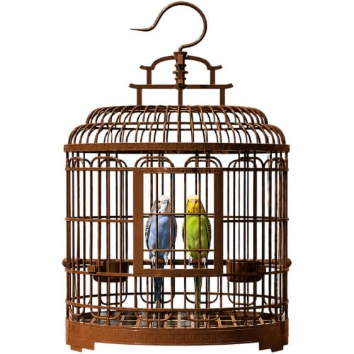 SUPVOX Large Parrot Cage,Portable Bird Travel Cage for Parakeets Cockatiels | Large portable bird cagee for parakeets and cockatiels, suitable for indoor use, travel, outdoor carrying