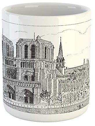 Personalizada Taza de té Carbón Gris y Blanco Original Taza de gráfico 330ML para Momentos de relax,Oficina,Regalo de cumpleaños,Desayuno