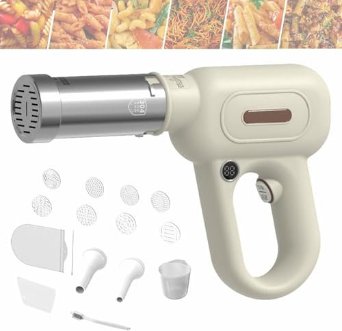 Machine De Presse À Nouilles Domestiques Automatique, Machine À Pâtes À Spaghetti Maison Sans Fil Avec 8 Moules De Mise En Forme, Machine À Pâtes Électrique Pour Restaurants Cuisines Cantines