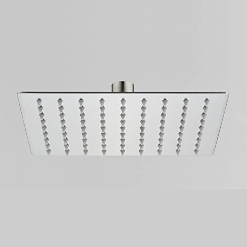 Soffione doccia ultraslim quadrato acciaio inox lucido 20x20 cm IBIZA - Cromato