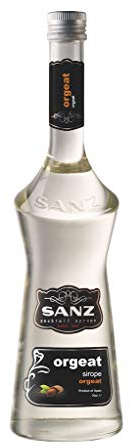 Orgeat Sirup Sanz, Mandelsirup aus Spanien für Tiki-Cocktails, alkoholfrei, 0,7 L