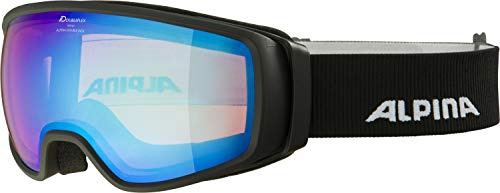 ALPINA DOUBLE JACK Q-LITE - Verspiegelte, Kontrastverstärkende OTG Skibrille Mit 100% UV-Schutz Für Erwachsene