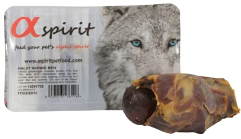 Alpha Spirit Schinkenknochen für Hunde 15x150g | Hundekauknochen | Hunde leckerlis | Kauknochen für den Hund | Hund zahnpflege