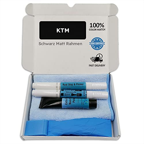 Genuine Colors Lackstift SCHWARZ MATT RAHMEN für KTM Schwarz