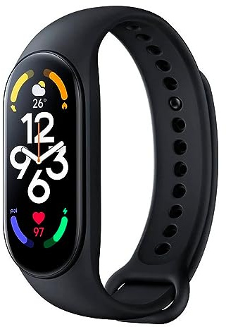 Xiaomi Mi Smart Band 7 - Pulsera de Actividad, Resistente al Agua 5 ATM, Monitorización de Frecuencia, Pantalla AMOLED, 180mAh, 12 Modos de Entrenamiento