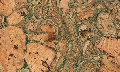Cork Wall Tiles Decorative 60cm x 30cm (11 Tiles) Total 1,98 m2 (Verde)