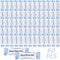 Neti Pot Lot de 60 sachets de sel de rinçage nasal pour douche nasale pour adultes et enfants (2,2 g)