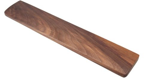 Holz-Handgelenkauflage, Holz-Tastatur-Handgelenkauflage, Ergonomisch, Bequem, Rutschfest, Walnussholz, Mechanische Tastatur-Handballenauflage Für Büro