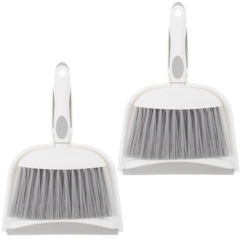 Ciieeo Scopa e Paletta Piccola di Spazzola e Paletta Mini Scopa Leggera e Spazzola per Pulizia della Scrivania Mini e Portatile per Pulizia