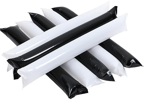 BELLIFFY 24stücke Aufblasbare Jubelstöcke Party-sticks Aus Ballonmaterial Mit Krachmachern Für Geburtstagsfeiern Hochzeit Konzert Jubelstöcke Für Erwachsene