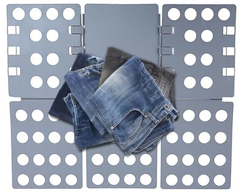 Planche De Pliages Vetement Adulte, Planche À Plier Le Linge Adulte, Planche Pliages T Shirt, Organiseur Pliable À Rabat,Plieuse À Vêtements Pour T Shirts, Pulls, Chemises, Pantalons, Jeans Serviettes