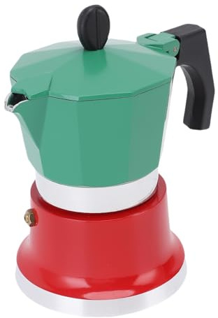 VBESTLIFE Pot Moka, Percolateur à Espresso de Cuisinière et Cafetière, Portable, Cafetière Italienne, pour la Maison et le Camping