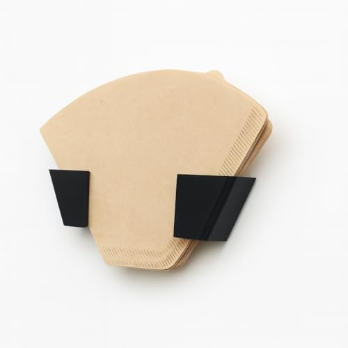 Kaffeefilter-Wandhalterung, Filterhalter, Schwarz, für Papierfilter, Wandmontage