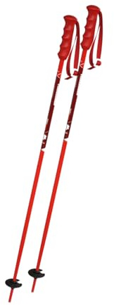 Komperdell Red Peak Bâtons de ski pour enfant Rouge Taille 90 cm Pour jeunes explorateurs et alpinistes